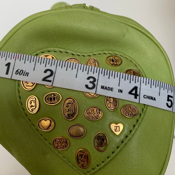 BNWT-Vintage 2006 Juicy Couture Light Green Leather Barrel Bag - Picture 9 of 9